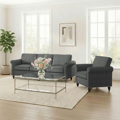 Linen piece sofa set 3 - linen,